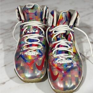 Nike LeBron 12 EXT Prism Sneakers